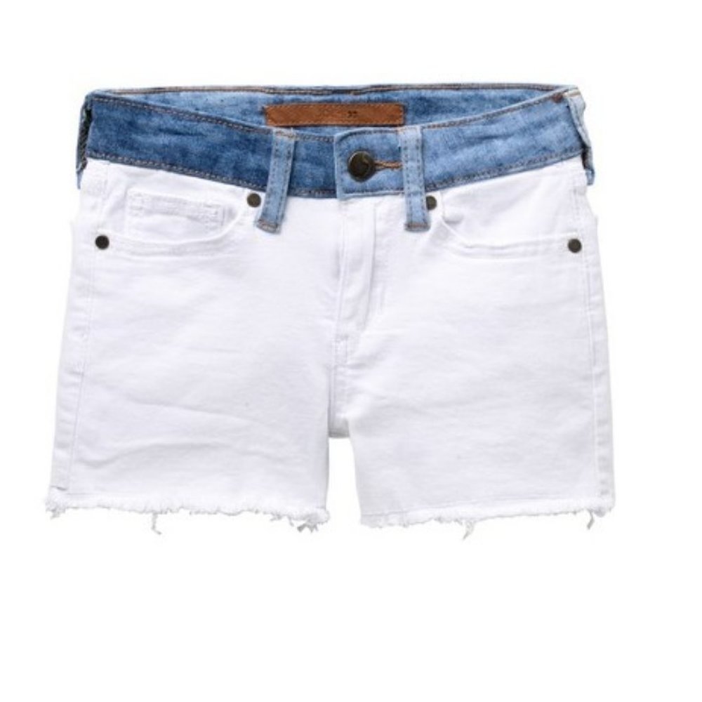 JOE'S The Markie Cutoff Denim Shorts white